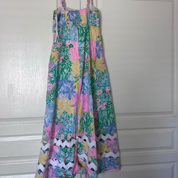 Lilly Pulitzer Haliey Midi Dress – Bright Delight Patch (Size 0) - Picture 2 of 4